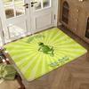 Funny Animal and Frog Kermit Floor Mat Soft Thickened Absorbent Non-Slip Bedroom Living Room Door Mat Home Decor Flannel Rugs