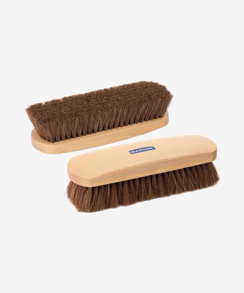 Saphir Shoe Dust Removal & Polishing Horsehair Brush 21Cm
