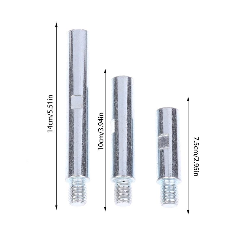 1Pc M14 Thread Adapter Angle Grinder Extension Rod 75/100/140mm Thread Adapter Rod Polishing Pad Grinding Connection Rod DIY