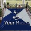 Custom Text Printed Rug Tottenham Hotspur FC Non Slip Floor Carpet For Home Room Decor