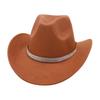 Felt Hat Outdoor Vintage Jazz Hat Vacation Travel British West Cowboy Hat