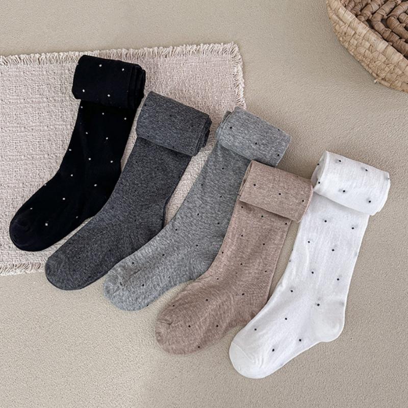 Baby Tights Shiny Dots Retro Leggings for Girls Spring Autumn Pantyhose Fashion Stretchy Tights Baby Comfortable Tights