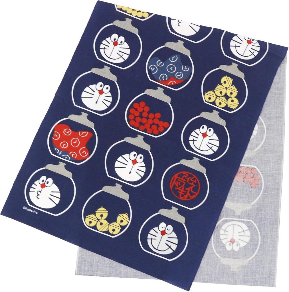 Marushin Tenugui 34 x Wagokoro Made in Product 2905001200 (Tenugui) Doraemon, 90cm, Temari, 100% Cotton, Japan, Number