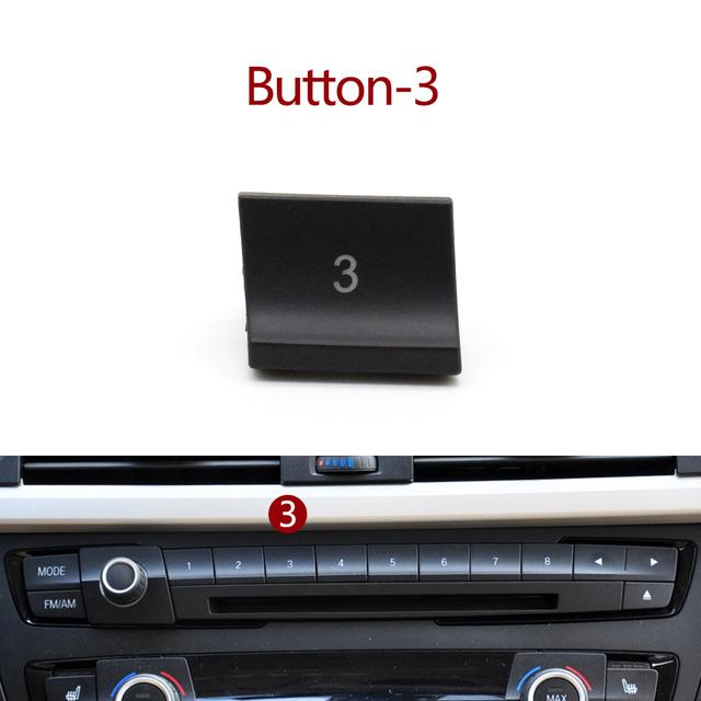 Tableau de bord avant de voiture Radio lecteur CD bouton de commutation boutons de commutation garniture de couverture pour BMW M3 M4 F20 F21 F22 F30 F32 F35 F34 F36 F45 F46