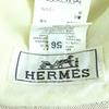 Great HERMES Hat Leather Bucket Hat Beige Cotton Women 56 Used
