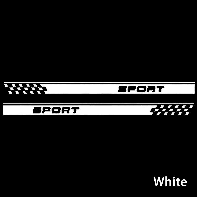 Motorcycle Sport Sticker Side Strip Skirt Auto Vinyl Door Stripes Graphics Sticker Body Side for Car Decorate Tuning Accessories