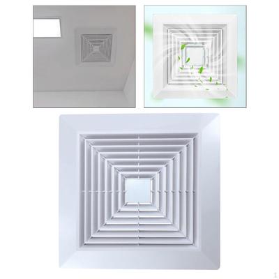 Cubierta de Salida de Aire Acondicionado Difusor Cuadrado Fácil Instalación para Áreas de Cocina y Oficina