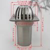 Balcony Floor Drain Anti Blocking,Accessories,Efficient Drainage,High Strength Stainless Steel