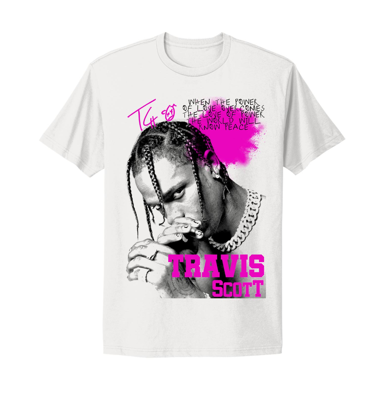 Travis Scott Astroworld Rap HipHop Music Merch T-shirt XXXL