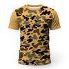 Modische Camouflage Grafik T-Shirts für Herren Sommer Locker Kurzarm 3D Gedruckte O-Ausschnitt T-Shirts Einfach Lässig Tägliche Kleidung Tees