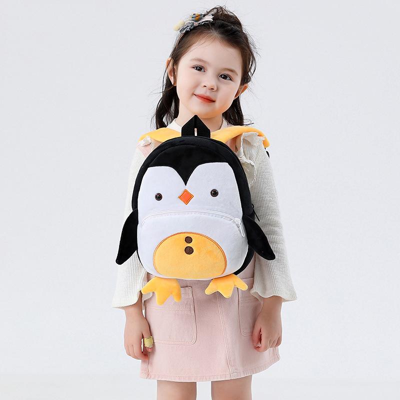 Cute Children School Bags 3D Cartoon Animal Plush Kids Backpack Kindergarten Boys Girls Schoolbags Mini Small Backpack