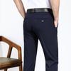 Spring And Autumn New High End Plush Suit Pants For Men Straight Tube Slim Fit Elastic Thin Casual Pants Autumn And Winter Men'S Pants