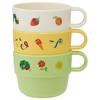 Skater Children's Cup Set of 3 Hungry Caterpillar Made In Japan KS31-A