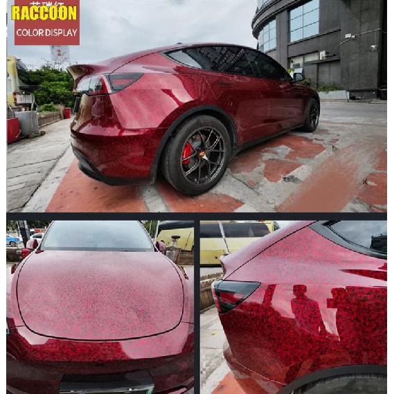 Premium PET Matte & Glossy Black Silver Red Forged Carbon Fiber Wrap Vinyl Car Film Motorcycle Scooter Vehicle Wrapping Foil