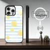 Lemon C-Cool Stripe Pattern  Phone Case For iPhone17,16,15,14,13,12,11 Plus,Pro Magnetic For Magsafe Wireless Charging