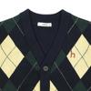 Hazzys Kids Argyle Cardigan Huf12kc11m Nv