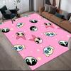 Dreamy The Powerpuff Girls Anti-slip Floor Mat, Rectangular Carpet for Bedroom, Game Room and Living Room
