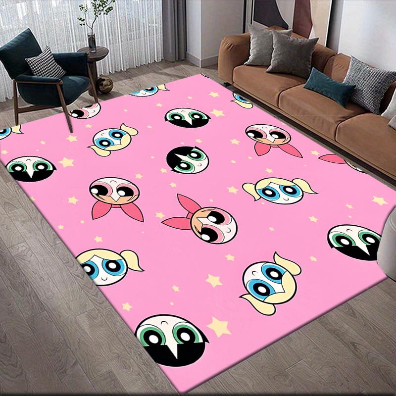 

Dreamy The Powerpuff Girls anti-slip floor mat, rectangular carpet for bedroom, game room and living room 60x90cm