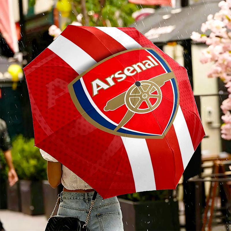 Football team.C Print Umbrella Automatic Opening/ Closing - Portable Foldable Design - Daily Use for Travel/Outdoor - Gift for Birthday