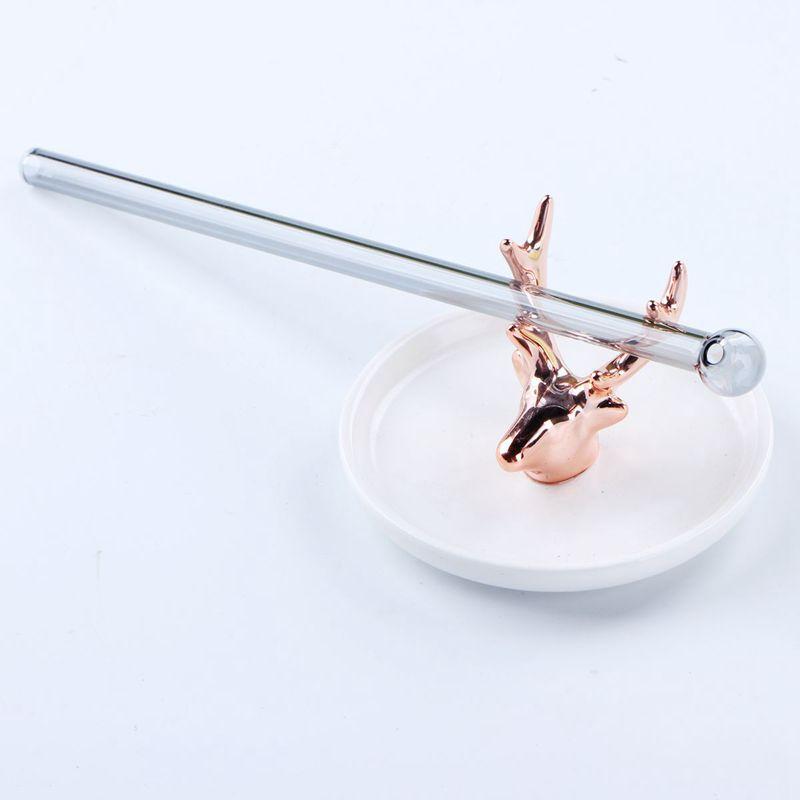 

Соломинка для питья из цветного боросиликатного стекла с круглой головкой