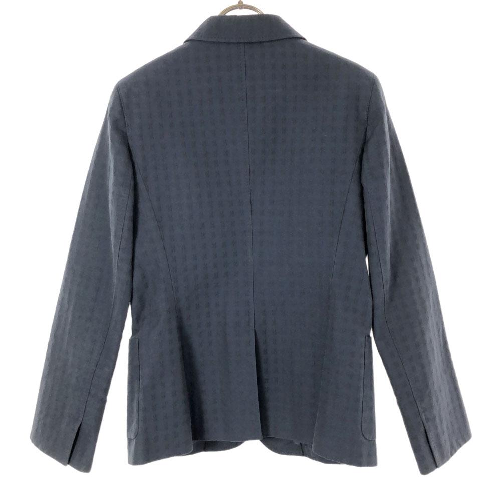 LANVIN LA COLLECTION made in Japan Karomuster Langarm taillierte Jacke Damen Gebraucht