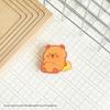 Capybara Acrylic Double-Sided Multifunctional Clip Folder with Sticky Note Holder