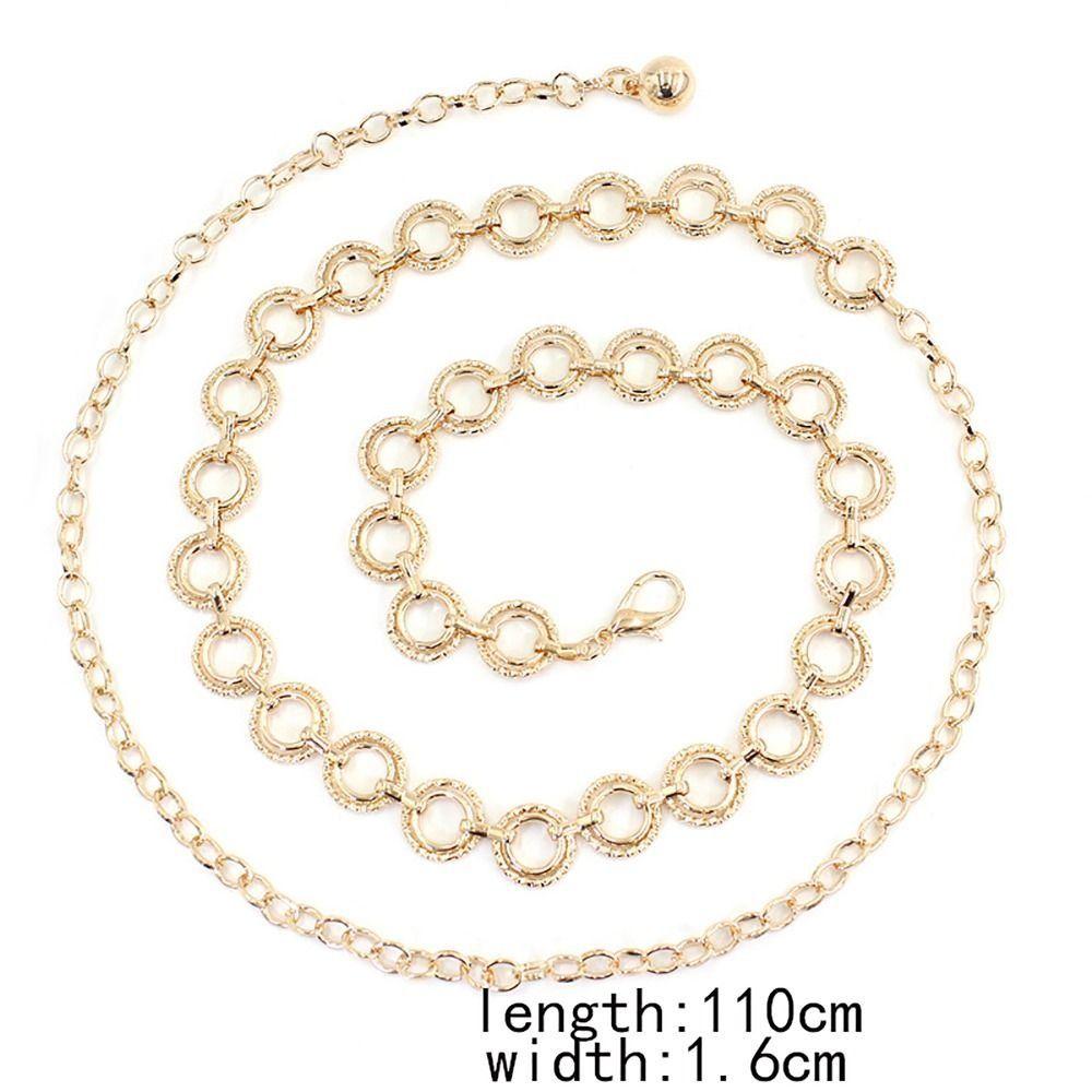 Adjustable Waist Belt Metal Women Skirt Corset Fashion Crystal Waist Chain  Waist Chain Accessories