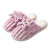 Cotton mop female autumn and winter home indoor warm soft bottom confinement hair slippers floor non-slip thick bottom couple hair slippers male