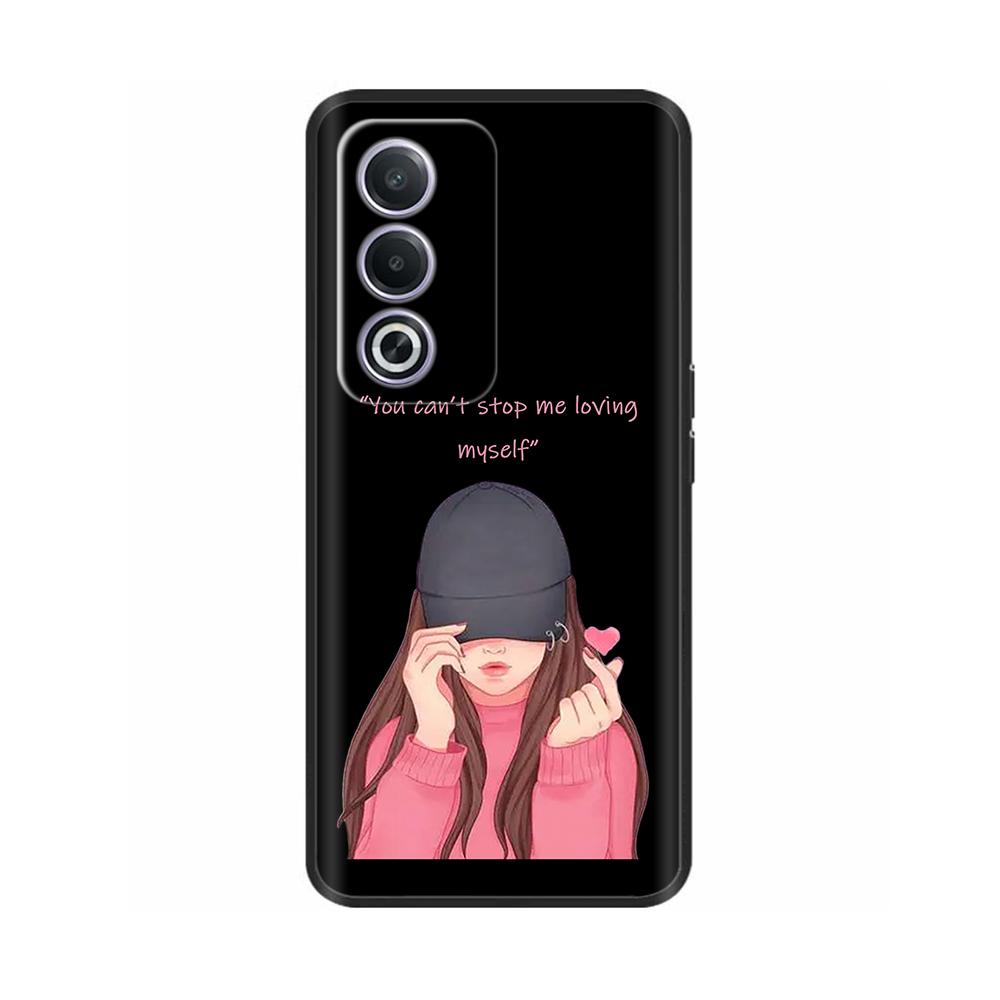 Phone Case for OPPO K12X 5G 6.67" CPH2667 Protection Luxury  Soft Black Silicone Shockproof Shell Painted Back Cover Funda Coque