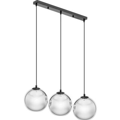 Modern 3-bulb Ceiling Lamp E27 Glass Balls