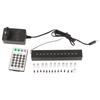 Fiber Optic Lights Kit 12 Holes 6W White Light Meteor Fiber Optic Light with 20 Meteor Modes