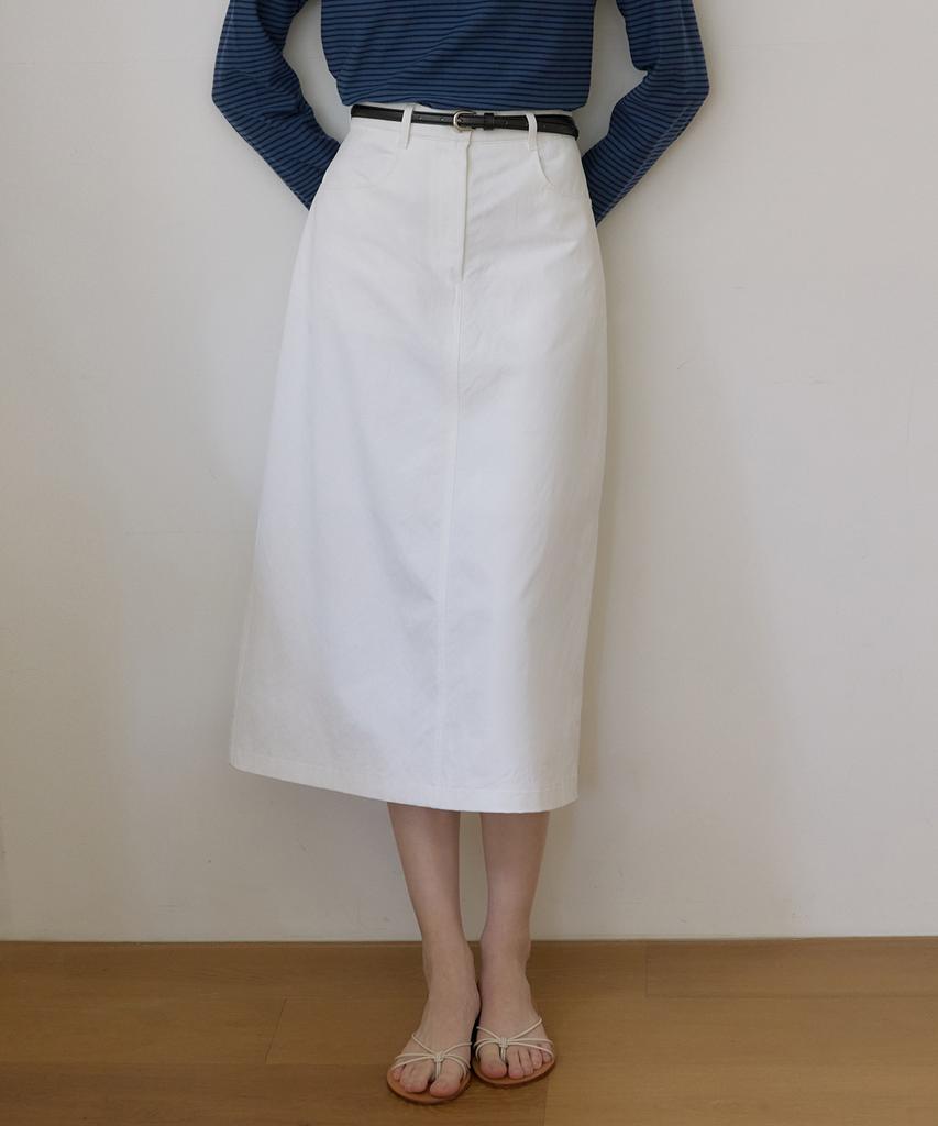Our Hope Soft Stretch A-Line Skirt - Ivory