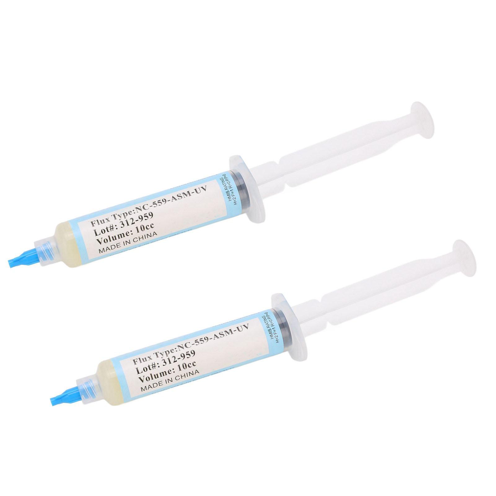 

2 шт. шприц с паяльным маслом флюсовая паста печатная плата BGA электронное оборудование паяльники принадлежности