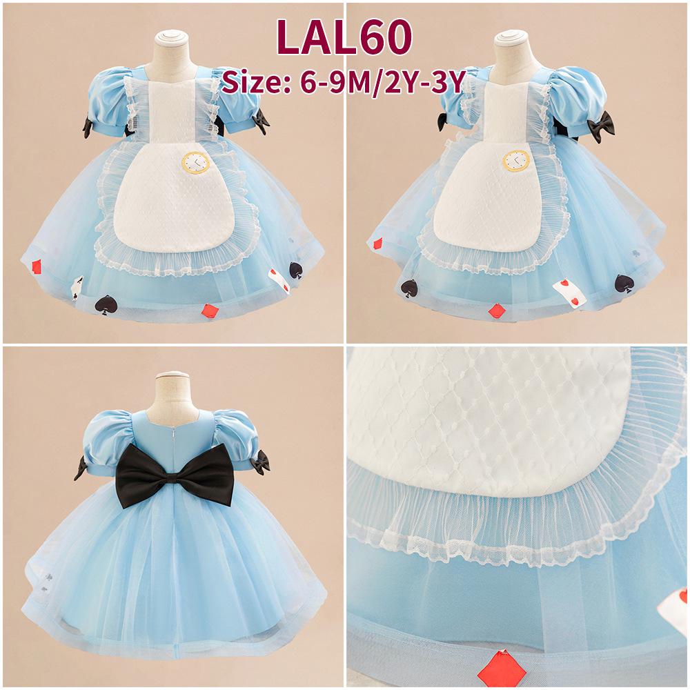 Queen of Hearts Girls’ Cosplay Dress for Alice In Wonderland Role-Playing