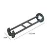 Basin Wrench Multifunctional Sink Wrench Four-jaw Hex Spanner Universal Plumbers Tool for Tight Spaces Kitchen Bathroom Home