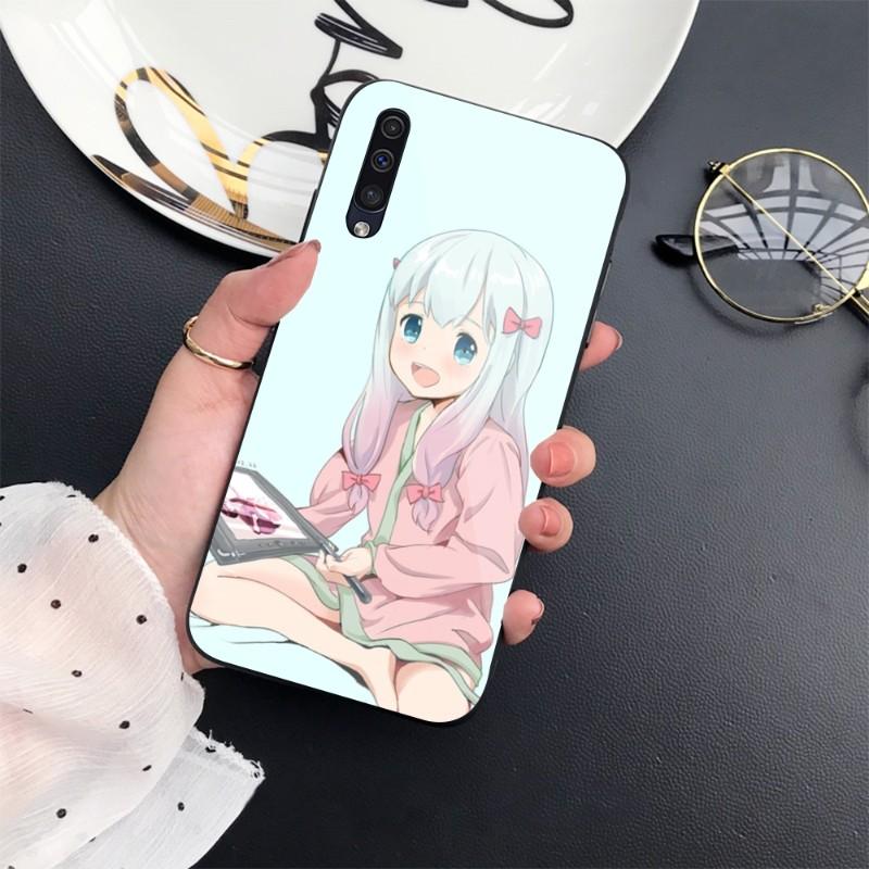 Pouzdro na telefon Eromanga Sensei Manga Anime pro Samsung A32 A51 A52 NOTE 10 20 S10 S20 S21 S22 Pro Ultra černé PC skleněné pouzdro na telefon