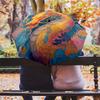 Golden Dragon  Pattern, Automatic Folding Umbrella, Portable and Foldable Design, 8 Ribs, a Christmas or Birthday Gift.