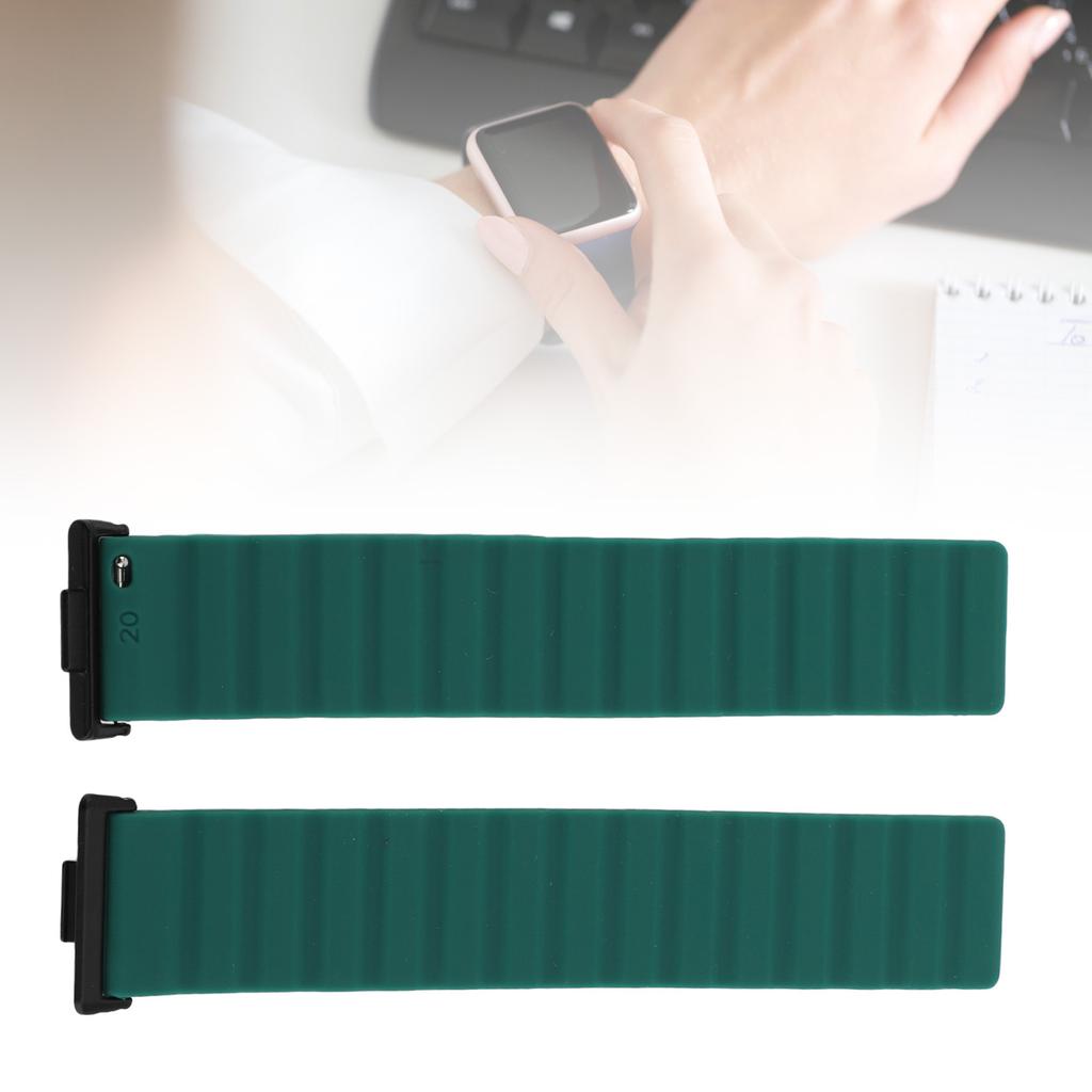 Replacement Watch Band Silicone Powerful Magnetic Band Adjustable Watch Strap for Watch Fit 3 Magnetic Watch Band