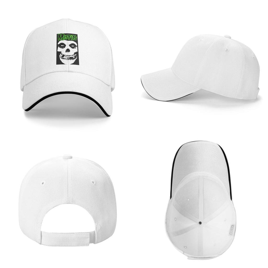 Unisex Baseball Hats Misfits Rock Band Skull Horror Outdoor Streetwear Summer Sports Baseball Caps Hip Hop Cap Casquette Hats