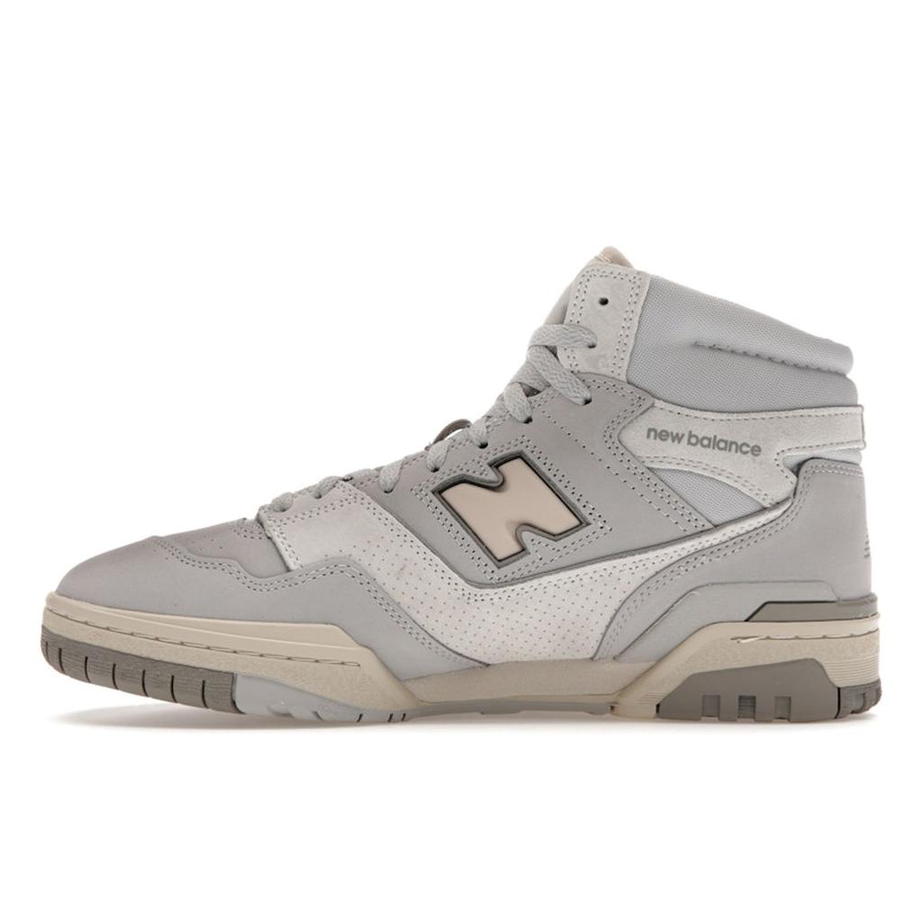 New Balance 650R Light Aluminum Rain Cloud Unisex Sneakers White Marblehead BB650RGG