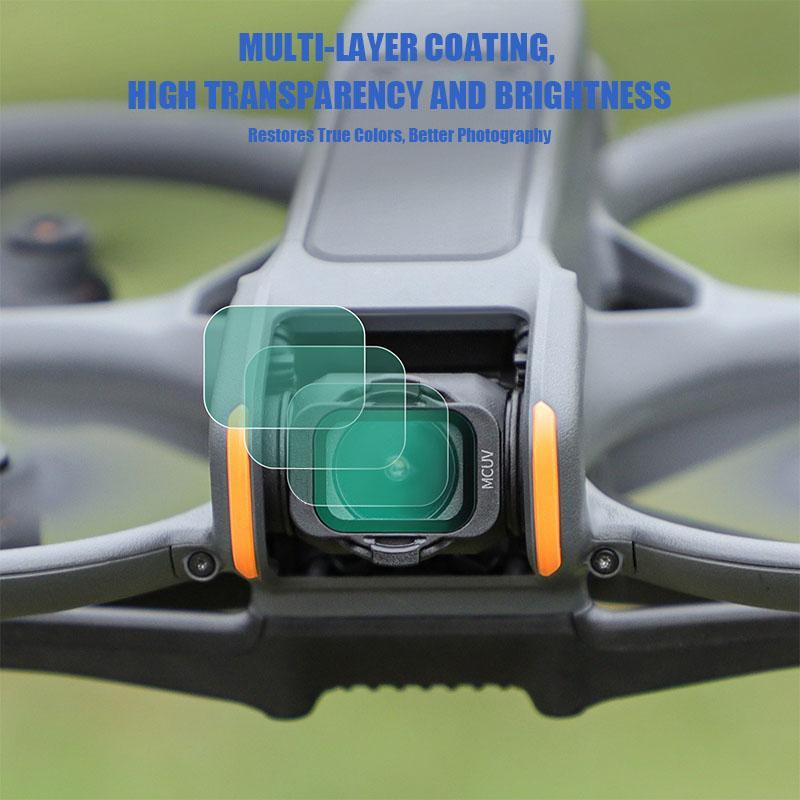 VOLODYMYR for DJI Avata 2 Filter Set MCUV ND8 ND16 ND32 ND64 ND8PL ND16PL ND32PL ND64PL Filter for DJI Avata 2 Accessories