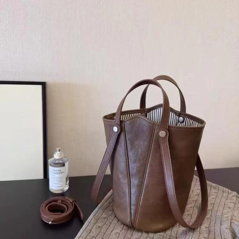 

Premium sense retro bucket bag female, autumn and winter new large-capacity underarm bag versatile tote bag commuter bag