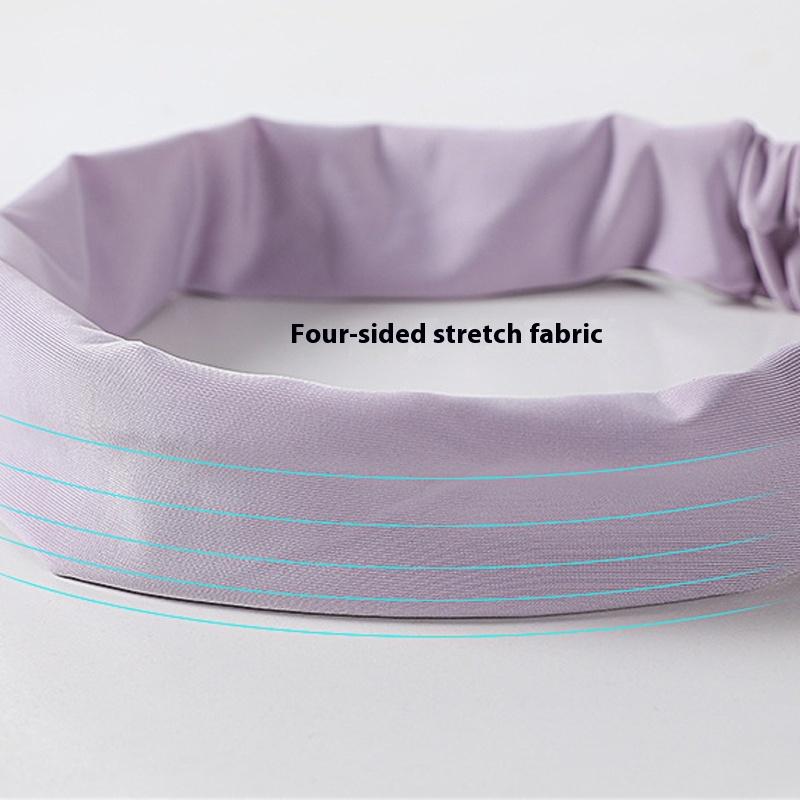 Sports Headband Running Headwear Elasticity Sweat Absorption Headdress Quick-Drying Gym Breathable Sweatbands For Men Women