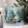 Santa & Rabbit & Squirrel Pillowcasessuitable For Sofa Car Bedroom Decorative Cushion Cover Pillow Cover