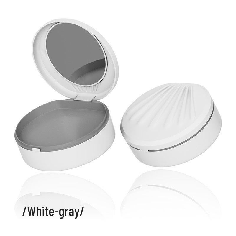 

Portable Mouthguard & Denture Storage Box with Mirror