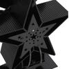 4 Blade Thermal Ht Powered Wood Stove Fan Fireplace Accessory for Ht Distribution