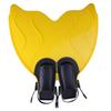 Adult & Kids Mermaid Monofin Swimming Equipment with Single & Double Fins
