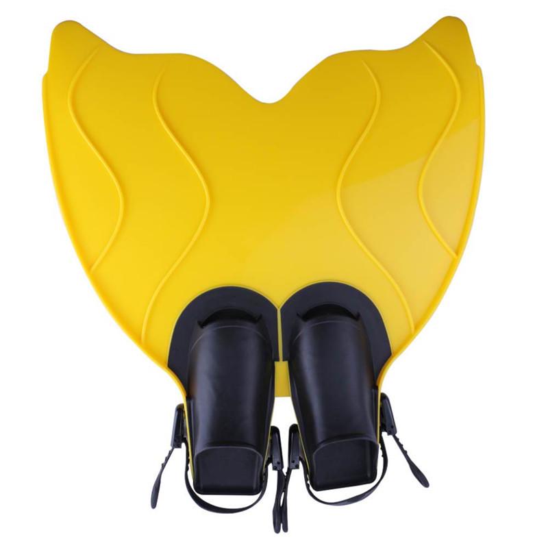 Adult & Kids Mermaid Monofin Swimming Equipment with Single & Double Fins