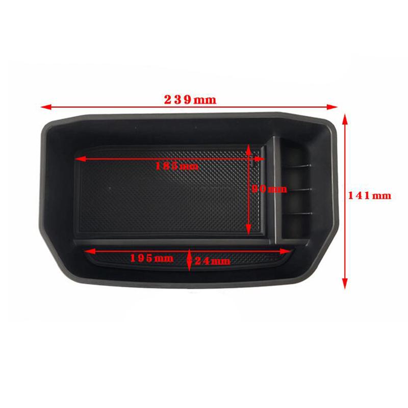 Car Center Console Armrest Box Glove Box Organizer Tray Secondary Storage Compatible For Toyota Land Cruiser LC200 2008-2020