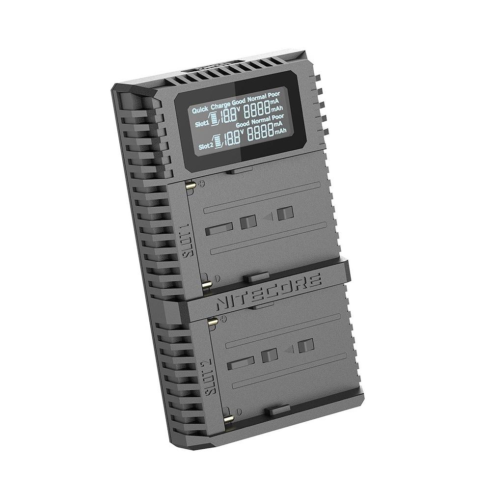 Nitecore USN3 PRO Ladegerät für Sony NP-F